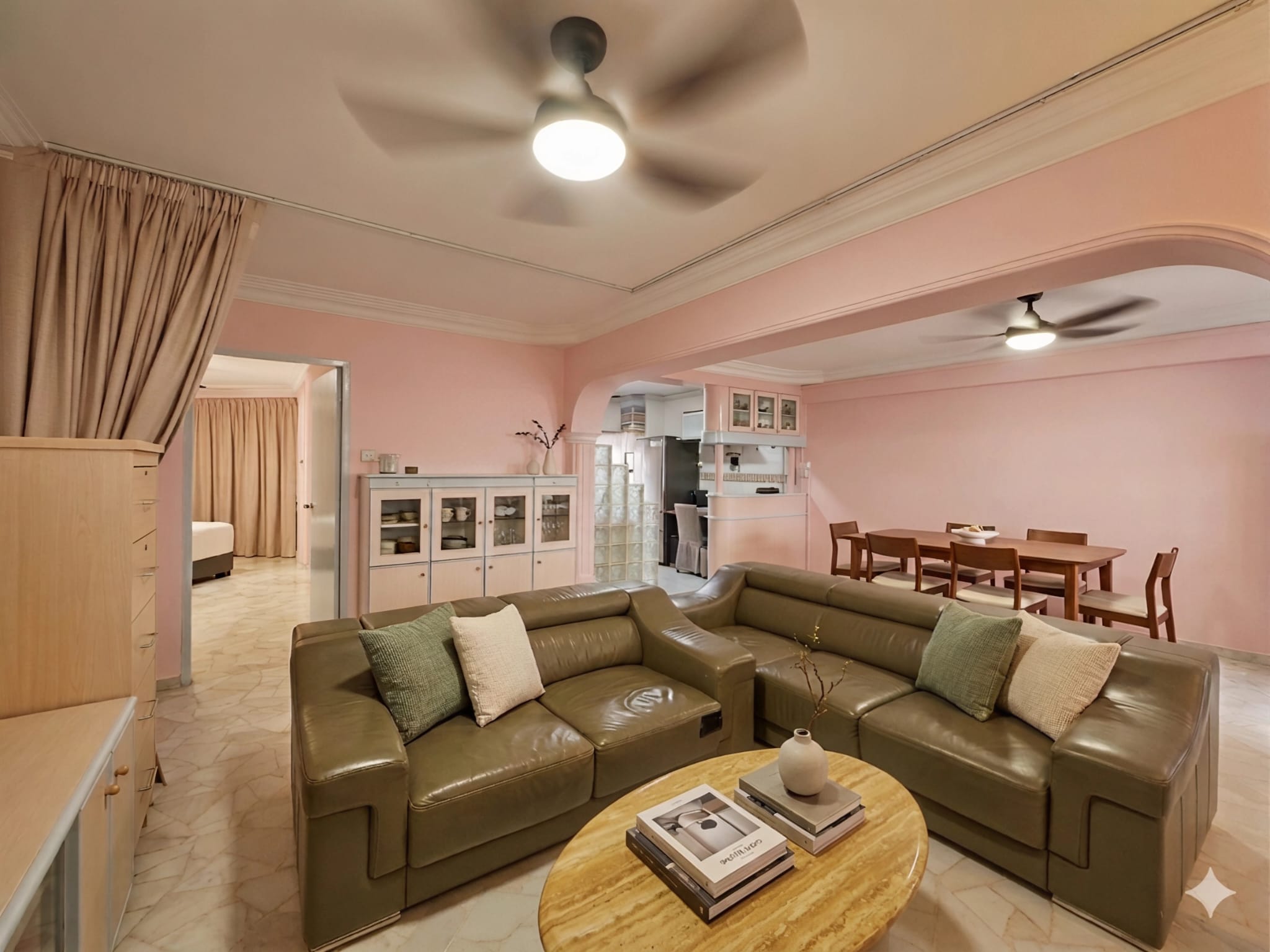 Bright 4A model HDB resale flat at 542 Hougang Avenue 8 with greenery view — image 7