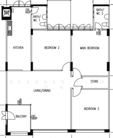 High-floor corner 5-room HDB at 30 Jalan Bahagia with balcony and breezy view — image 10