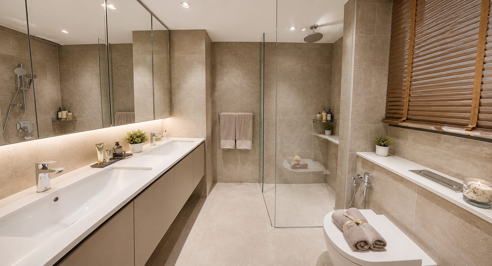 Brand new 4-bedroom unit at Lentor Mansion with regular efficient layout — image 9